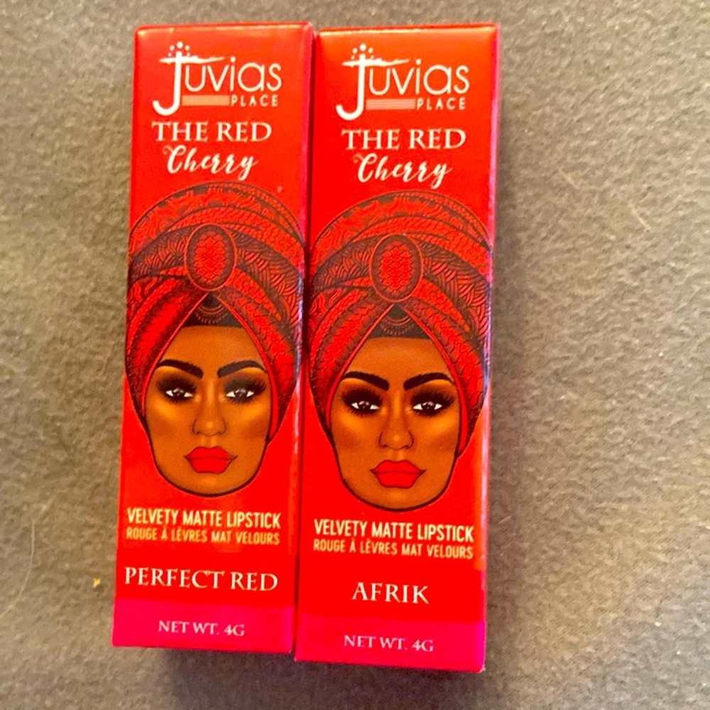 Two red Julia’s place lipsticks